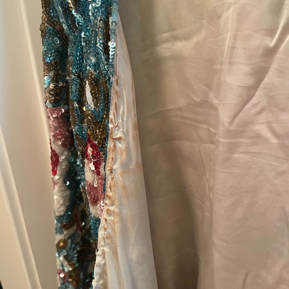 Retrofete Pearl Dress, Size: Medium, Color: Blue Floral - Picture 8 of 8